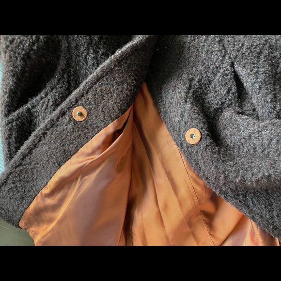 Jessica by Christopher L Belted Wool Blend Cape Coat - Picture 8 of 9